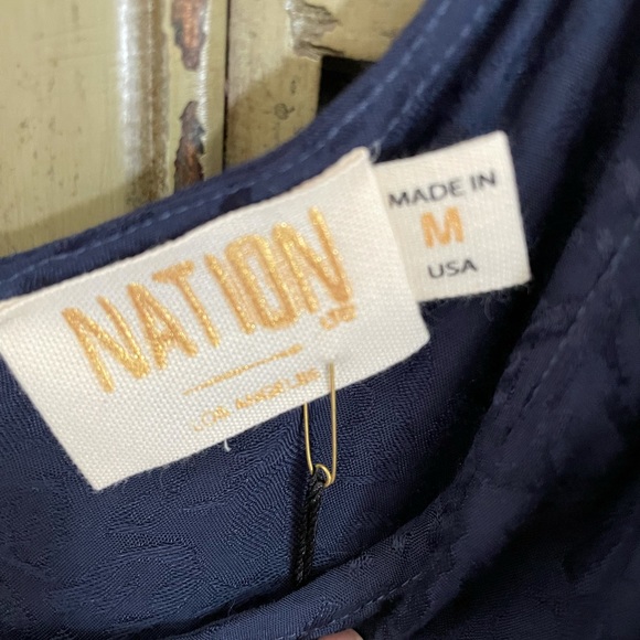 Nation LTD Penelope V Back slip dress - Picture 7 of 11